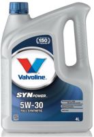 Масло синт. SynPower 5W30, (4л.), ACEA A3/B3/B4, 872378 (908761) VALVOLINE