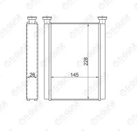 Радиатор отопителя салона TG-RIH0003/87107-33110 * Ti•GUAR