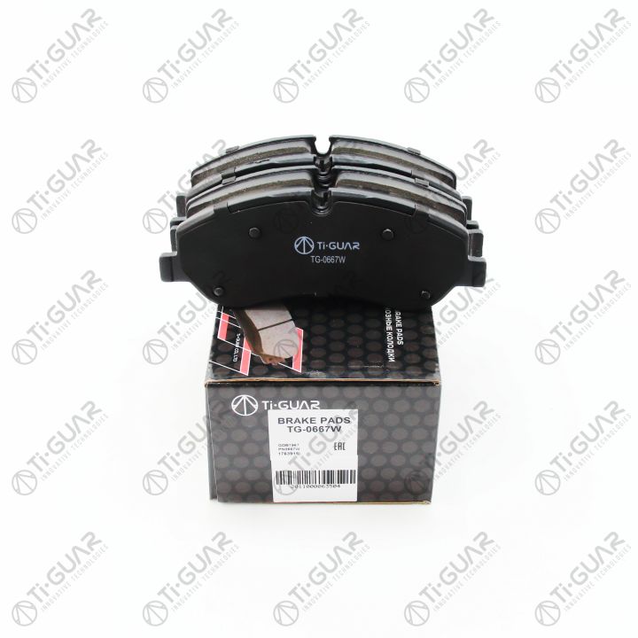 Тормозные колодки TG-0667/PN0667W* Ti·GUAR